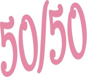 50-50