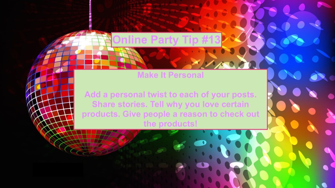 Party Tip #13