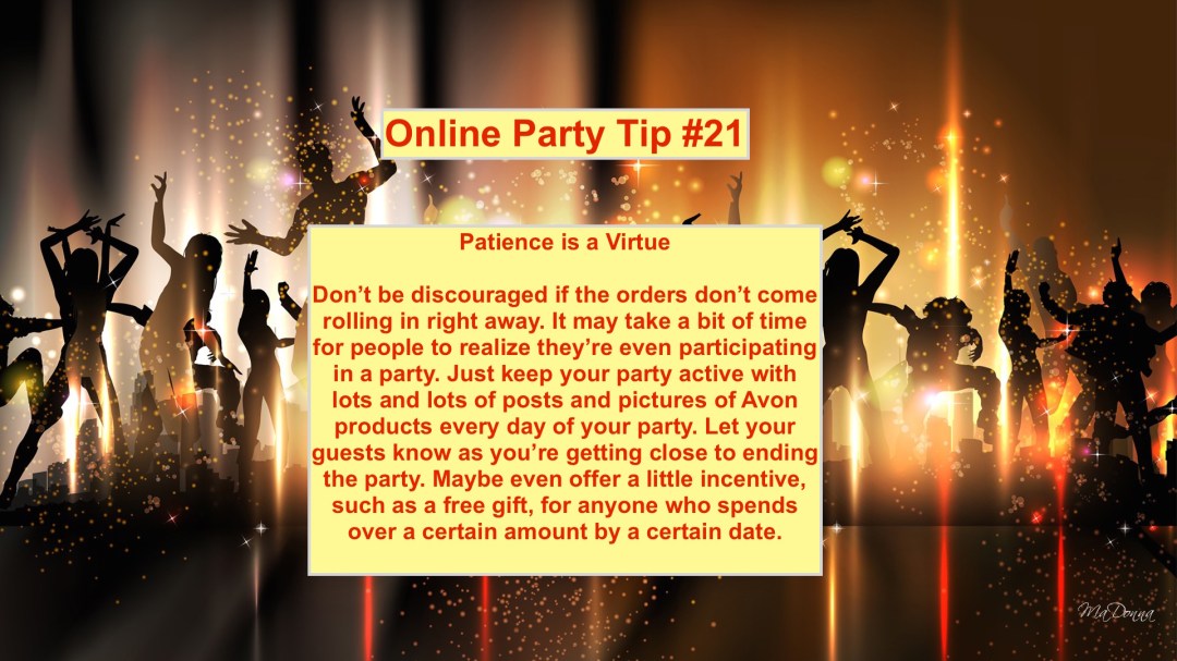 Party Tip #21